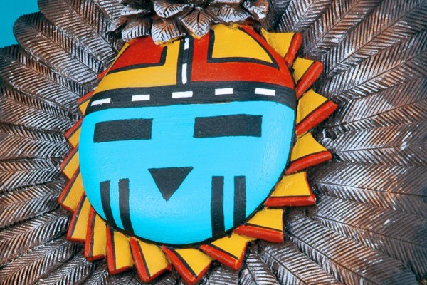 Brightly-colored Hopi Kachina Doll