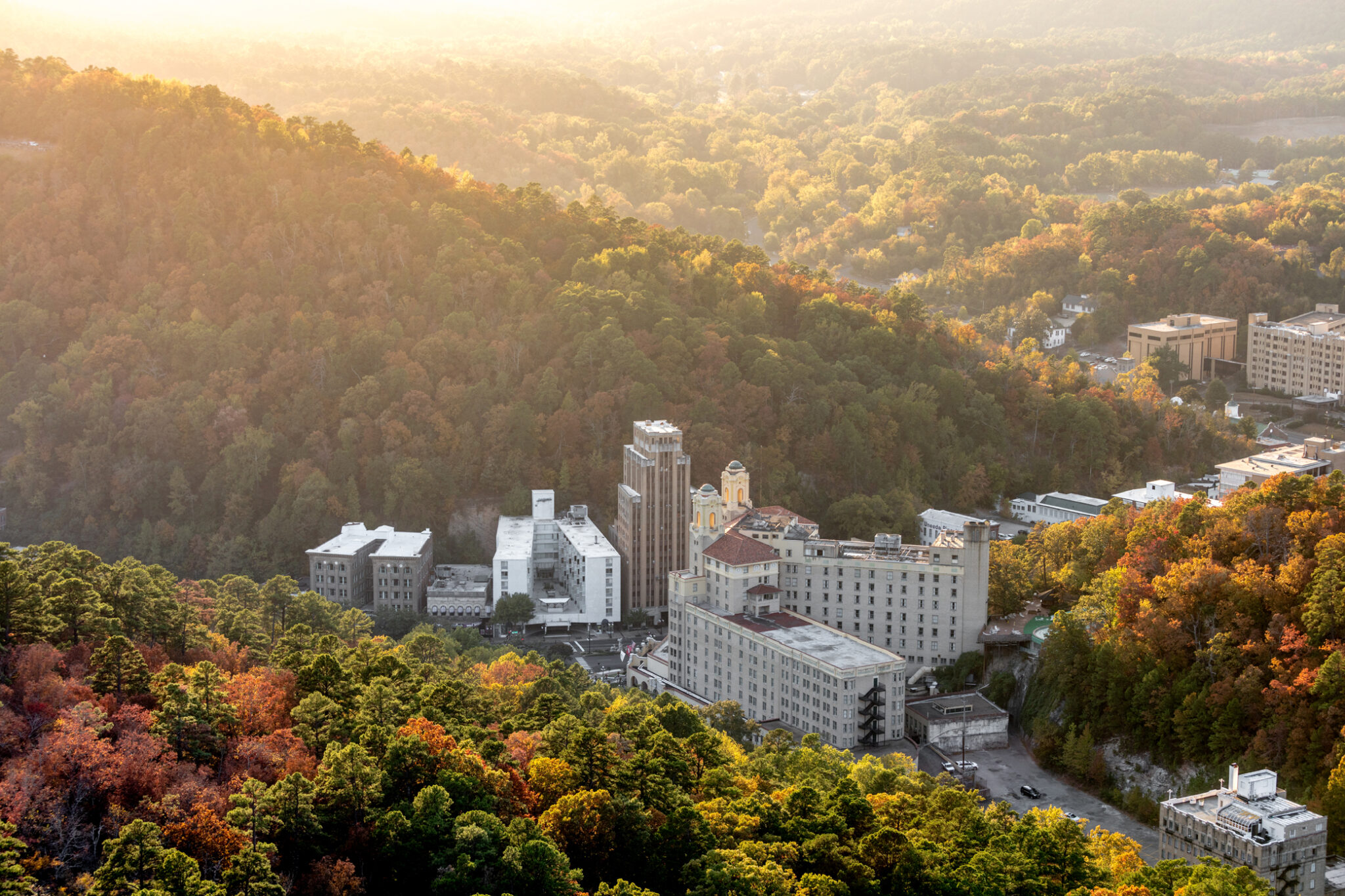 Park ar. Хот-Спрингс Арканзас. Hot Springs Arkansas.