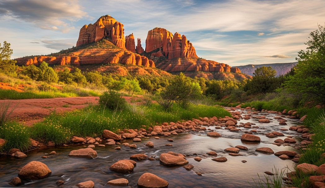 Spring Sedona Red Rocks