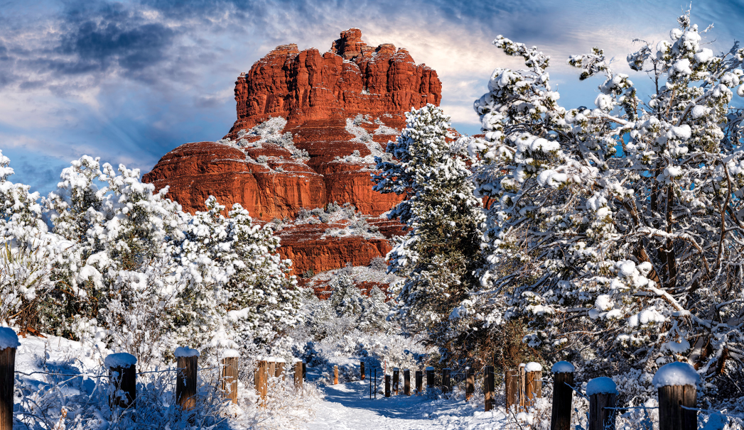 Sedona Snow Red Rocks