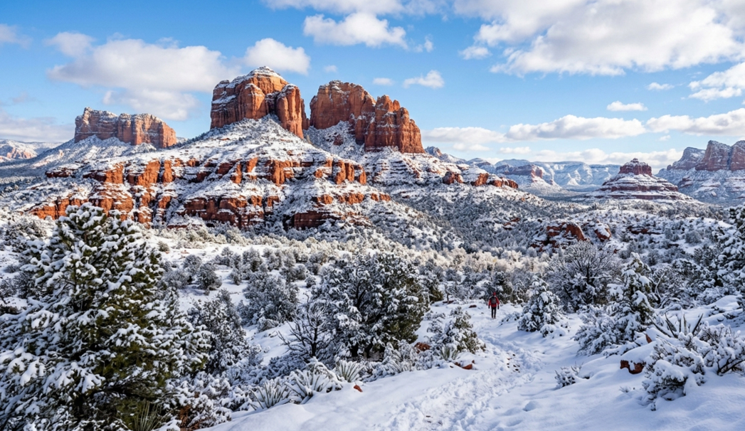 Sedona Snow Red Rocks